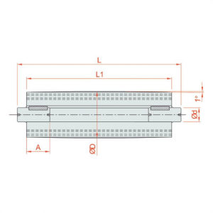 Ø45 Gergi Tamburları - Tırtıllı